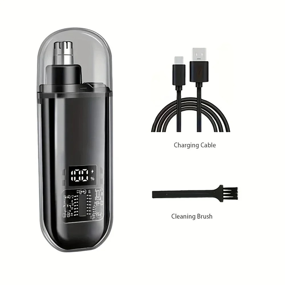 전기 미니 코/귀털 트리머, 컴팩트 휴대용 USB C  - Men'S Grooming Facial 리뷰 및 가격