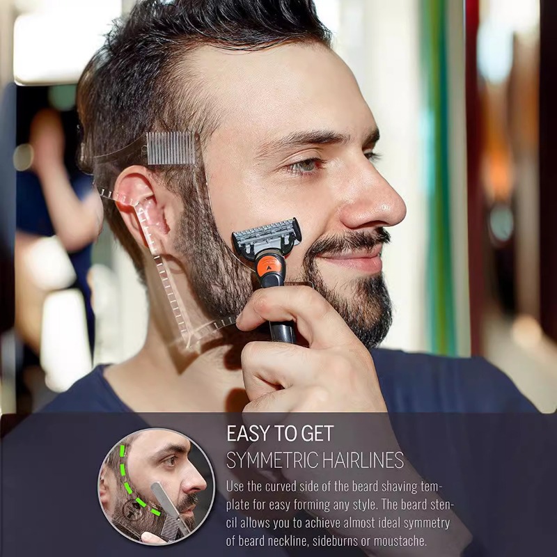 수염 모양 만들기 도구 콧수염 스타일링 템플릿 6번 얼 - Men'S Grooming Facial 리뷰 및 가격